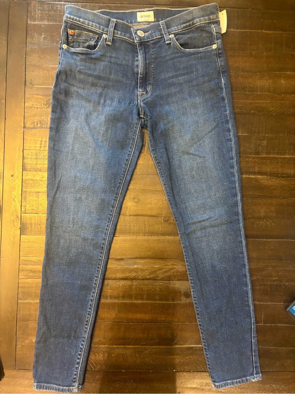 Hudson Natalie Midrose Skinny Ankle Women’s SZ 28, Dark Wash  Stretch Denim